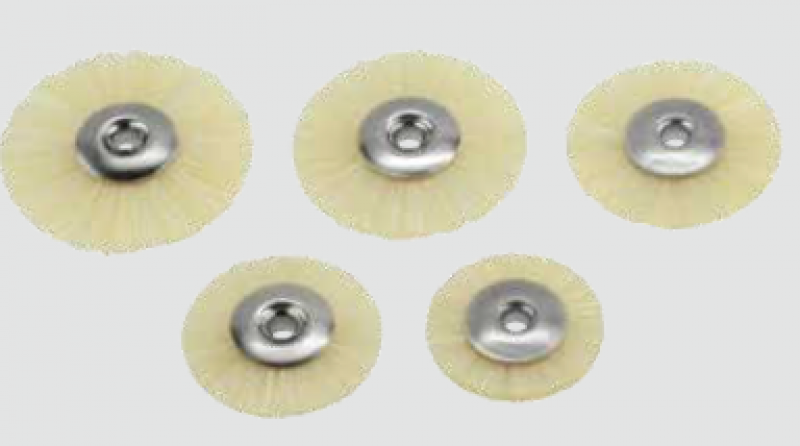 MINIATURBÜRSTEN, BORSTE WEISS unmontiert 17-19-21-23-25 mm